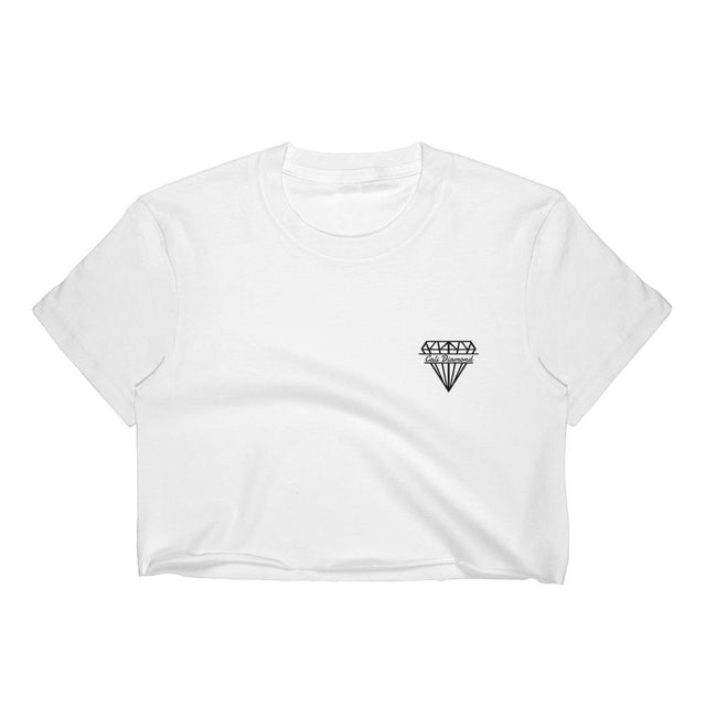 Crop-top logo tee - Cali Diamond